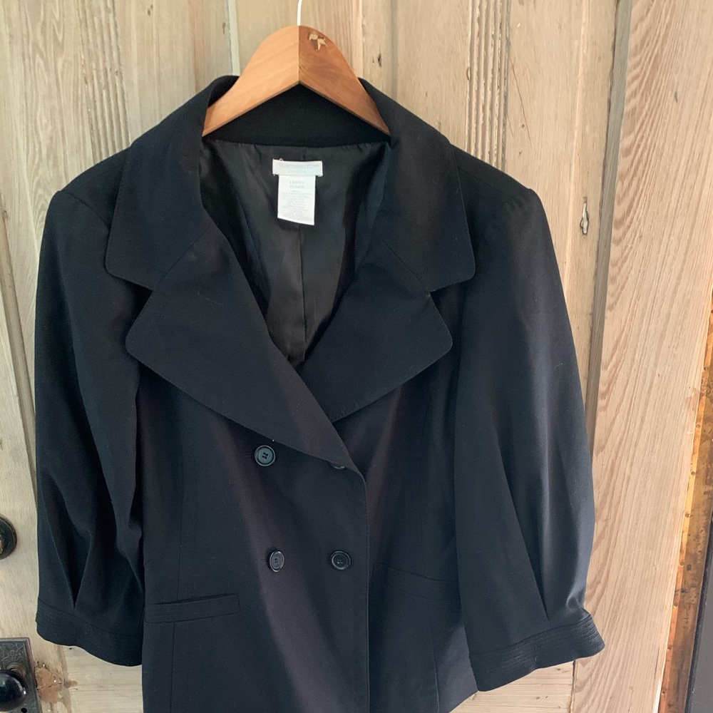 Simple black blazer